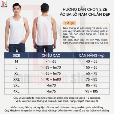 Áo ba lỗ nam, áo lót co giãn thấm mồ hôi, cotton siêu thoáng mát - 39.900đ