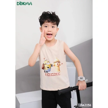 Áo ba lỗ sát nách bé trai 11-25kg in hình động vật thời trang Dokma Giá ưu đãi 89.000₫ 7