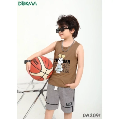 Áo ba lỗ sát nách cotton bé trai 11-23kg 2-7Y - Thể thao, giảm giá 75.000 VND 4