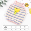 Áo ba lỗ sọc màu thoáng khí cho mèo chó nhỏ - họa tiết hoa tulip 3D, có sẵn, mặc quanh năm, giá ưu đãi 182.964₫ 2