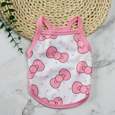 Áo ba lỗ thoáng khí cho mèo & chó nhỏ, dễ thương mùa hè - giảm giá 20%