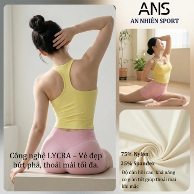 Áo Ba Lỗ Thun Lạnh Co Giãn Nữ - Thấm Hút Mồ Hôi, Tập Gym & Yoga Tại Nhà Nhiên A17 2 Áo Ba Lỗ Thun Lạnh Co Giãn Nữ - Thấm Hút Mồ Hôi, Tập Gym & Yoga Tại Nhà Nhiên A17 2