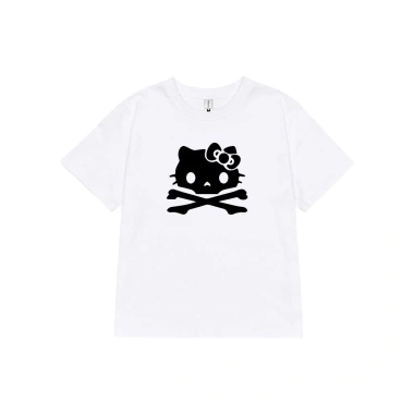 Áo baby tee mèo dễ thương cổ tròn tay ngắn cotton co giãn 2 màu - BST Local Brand RTOML Giá 59k