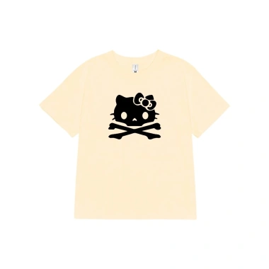 Áo baby tee mèo dễ thương cổ tròn tay ngắn cotton co giãn 2 màu - BST Local Brand RTOML Giá 59k