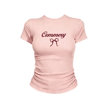 Áo Baby Tee Nữ Ôm Body Họa Tiết Nơ Cotton Co Giãn Hai Chiều Gợi Cảm, Phong Cách Quyến Rũ – Giá 59.000đ 7