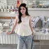 Áo babydoll nữ đính đá dáng xoè đen trắng - Thời trang mùa hè, giá 165.000 VND 7