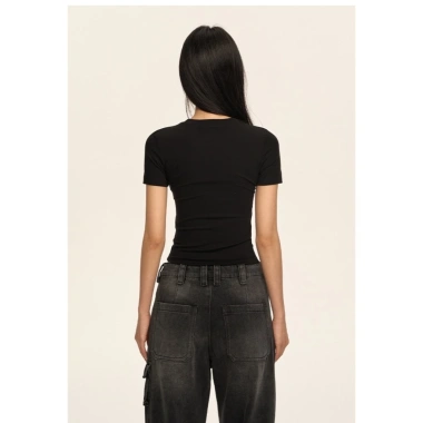 Áo Babytee Trơn Basic Ôm Body ôm sát gợi cảm - Áo thun y2k RTOML Chính Hãng, giao hàng 24h, 79.999đ