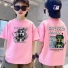 Áo Baju Cotton Mỏng Ngắn Tay Trẻ 3-14 Tuổi Rộng Cổ Thoáng Mùa Hè Giá 85.999đ