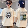 Áo Baju Cotton Mỏng Ngắn Tay Trẻ 3-14 Tuổi Rộng Cổ Thoáng Mùa Hè Giá 85.999đ 6