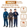 Áo bảo hộ lao động Ando - Áo lẻ pangrim cao cấp, may kỹ, không xù, 180.000₫