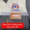 Áo bảo hộ lao động Ando màu chì xám đậm - Giá chỉ 100.000đ, giảm từ 122.000đ, bền, an toàn 9