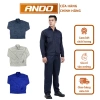 Áo bảo hộ lao động Ando vải kaki 2/1 màu trơn - Giá chỉ 79.000đ 7