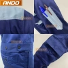 Áo bảo hộ lao động Ando vải kaki 3/1 may kỹ, áo lẻ phối màu - Giá ưu đãi 100k 4
