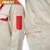 Áo bảo hộ lao động Ando vải kaki 3/1 may kỹ, áo lẻ phối màu - Giá ưu đãi 100k 7