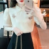Áo Barong Filipiniana Hiện Đại Cổ Đứng Thêu Hạt - Phong Cách Châu Á Mùa Hè 2.025 2
