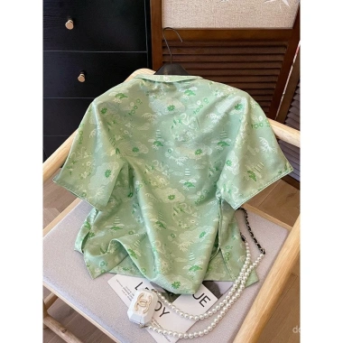 Áo Barong Filipiniana Hiện Đại Màu Xanh Độc Đáo, Phong Cách Châu Á, Giá Ưu Đãi Mùa Hè 2.025 5