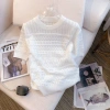 Áo Barong Hiện Đại Phối Lụa Đan, Áo Thun Tay Ngắn Cổ Tròn - Style Á Đông Giá 209.582 VND