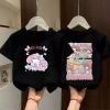 Áo bé gái cotton dáng rộng in Melody ngắn tay cổ tròn thiết kế đơn giản, thích hợp hè - Giá 143.332 VND 6