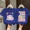 Áo bé gái cotton dáng rộng in Melody ngắn tay cổ tròn thiết kế đơn giản, thích hợp hè - Giá 143.332 VND 8