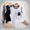 Áo bé trai Dokma cotton sát nách ba lỗ 25‑42kg (8‑12 tuổi) giá ưu đãi 105.000đ 6