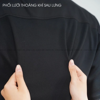 Áo Bếp Ngắn Tay Cúc Bấm Lưới Sau Lưng - CHEF X Kitchen Uniform Giá 198.000₫