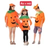 Áo bí ngô dày dặn kèm nón Halloween cho trẻ em và người lớn Giá ưu đãi 20.500₫ 2