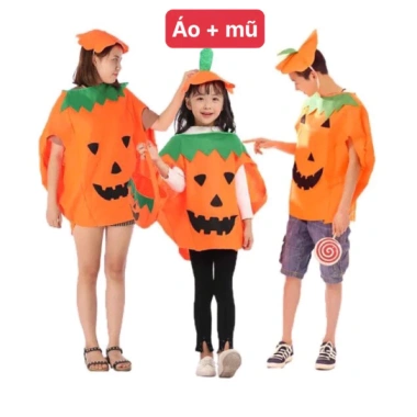 Áo bí ngô dày dặn kèm nón Halloween cho trẻ em và người lớn Giá ưu đãi 20.500₫ 2 Áo bí ngô dày dặn kèm nón Halloween cho trẻ em và người lớn Giá ưu đãi 20.500₫ 2