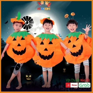 Áo bí ngô dày dặn kèm nón Halloween cho trẻ em và người lớn Giá ưu đãi 20.500₫ 3 Áo bí ngô dày dặn kèm nón Halloween cho trẻ em và người lớn Giá ưu đãi 20.500₫ 3