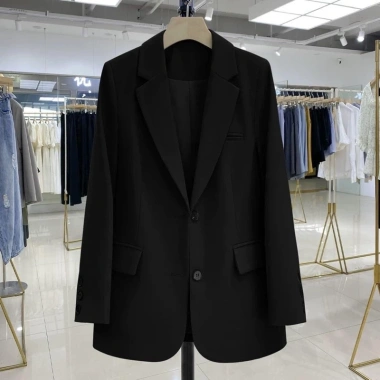 Áo blazer 2 lớp đệm vai thời trang Quảng Châu, xinh xắn, giảm giá 199k