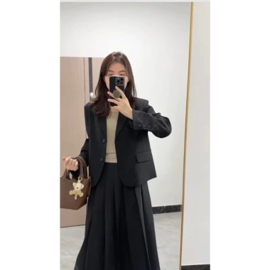 Áo Blazer 2 lớp phong cách Hàn Quốc, túi áo đẹp, size XS-M, sẵn hàng, giảm giá 8