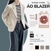 Áo Blazer 2 lớp phong cách Hàn Quốc, túi áo đẹp, size XS-M, sẵn hàng, giảm giá 9