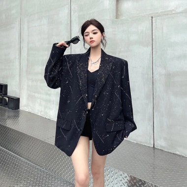 Áo Blazer Cao Cấp Nữ Phong Cách Pháp Thu Sớm Rộng Rãi Thoải Mái Đa Năng 577.039₫ 5