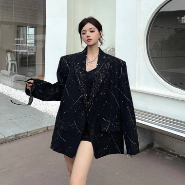 Áo Blazer Cao Cấp Nữ Phong Cách Pháp Thu Sớm Rộng Rãi Thoải Mái Đa Năng 577.039₫ 7