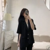 Áo Blazer Cộc Tay Dáng Rộng Chất Mát - Giảm Giá Đến 139k Thời Trang Nam 9
