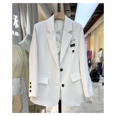 Áo blazer dài phong cách Hàn Quốc thêu logo ngực, áo vest thời thượng - Giá chỉ 349.000đ 9 Áo blazer dài phong cách Hàn Quốc thêu logo ngực, áo vest thời thượng - Giá chỉ 349.000đ 9