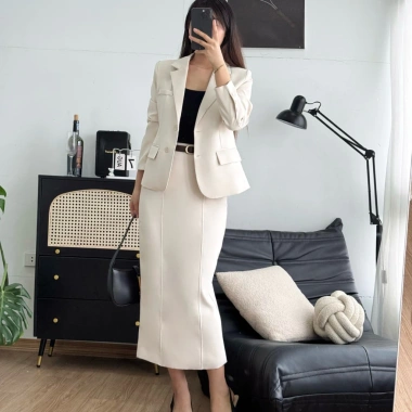 Áo Blazer Dài Tay BL4 Dáng Vừa, Đệm Vai, Túi Thật - Giảm Đến 340k, Giá Gốc 411k 9 Áo Blazer Dài Tay BL4 Dáng Vừa, Đệm Vai, Túi Thật - Giảm Đến 340k, Giá Gốc 411k 9