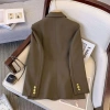 Áo blazer dài tay nữ Hàn Quốc, vest đệm vai, lót lụa, 6 cúc vàng - 199.000₫ 5