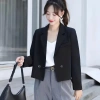 Áo Blazer form ngắn màu đen 2 cúc 2 lớp phong cách Hàn Quốc – FREESHIP, giá 229k 9