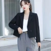 Áo Blazer form ngắn màu đen 2 cúc 2 lớp phong cách Hàn Quốc – FREESHIP, giá 229k 10