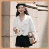 Áo Blazer Form Ngắn Nữ Hàn Quốc 3 Màu 2 Cúc Chân Vát - Hot 2.024 Giá 236k Free Ship 2
