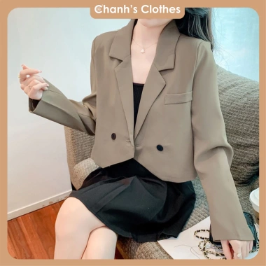 Áo Blazer Form Ngắn Nữ Hàn Quốc 3 Màu 2 Cúc Chân Vát - Hot 2.024 Giá 236k Free Ship 5 Áo Blazer Form Ngắn Nữ Hàn Quốc 3 Màu 2 Cúc Chân Vát - Hot 2.024 Giá 236k Free Ship 5