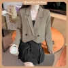 Áo Blazer Form Ngắn Nữ Hàn Quốc 3 Màu 2 Cúc Chân Vát - Hot 2.024 Giá 236k Free Ship 10