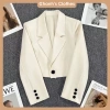 Áo Blazer form ngắn nữ Hàn Quốc 3 màu cúc Hot 2.024 - FREE SHIP - Chỉ 220k 3