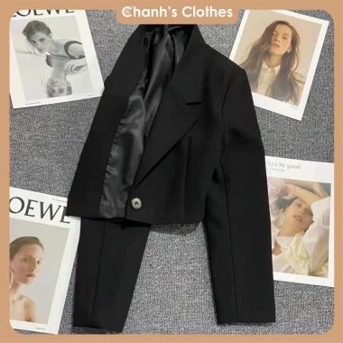 Áo Blazer form ngắn nữ Hàn Quốc 3 màu cúc Hot 2.024 - FREE SHIP - Chỉ 220k 5 Áo Blazer form ngắn nữ Hàn Quốc 3 màu cúc Hot 2.024 - FREE SHIP - Chỉ 220k 5
