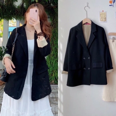 Áo blazer hai lớp hiện đại túi hộp phong cách ulzzang Hàn – Thanh lịch, giá 179.000₫ 5