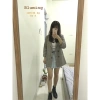 Áo blazer kẻ Hàn Quốc thời trang, chất liệu mềm, giảm giá 20% chỉ 175.000₫ 3