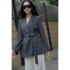 Áo blazer kèm đai thanh lịch Hàn Quốc ARÉNE AV041 - Giảm 20% còn 494.450₫ 2