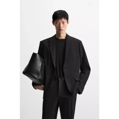 Áo blazer nam đệm vai rộng kiểu Hàn Quốc, giảm giá chỉ 213.900₫, lịch lãm