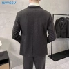 Áo blazer nam NHYGSV - Đệm vai 3 lớp, vải dày cao cấp, màu nâu-đen-xám, size M-3XL, giá 978.999đ 7