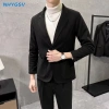Áo blazer nam NHYGSV - Đệm vai 3 lớp, vải dày cao cấp, màu nâu-đen-xám, size M-3XL, giá 978.999đ 8